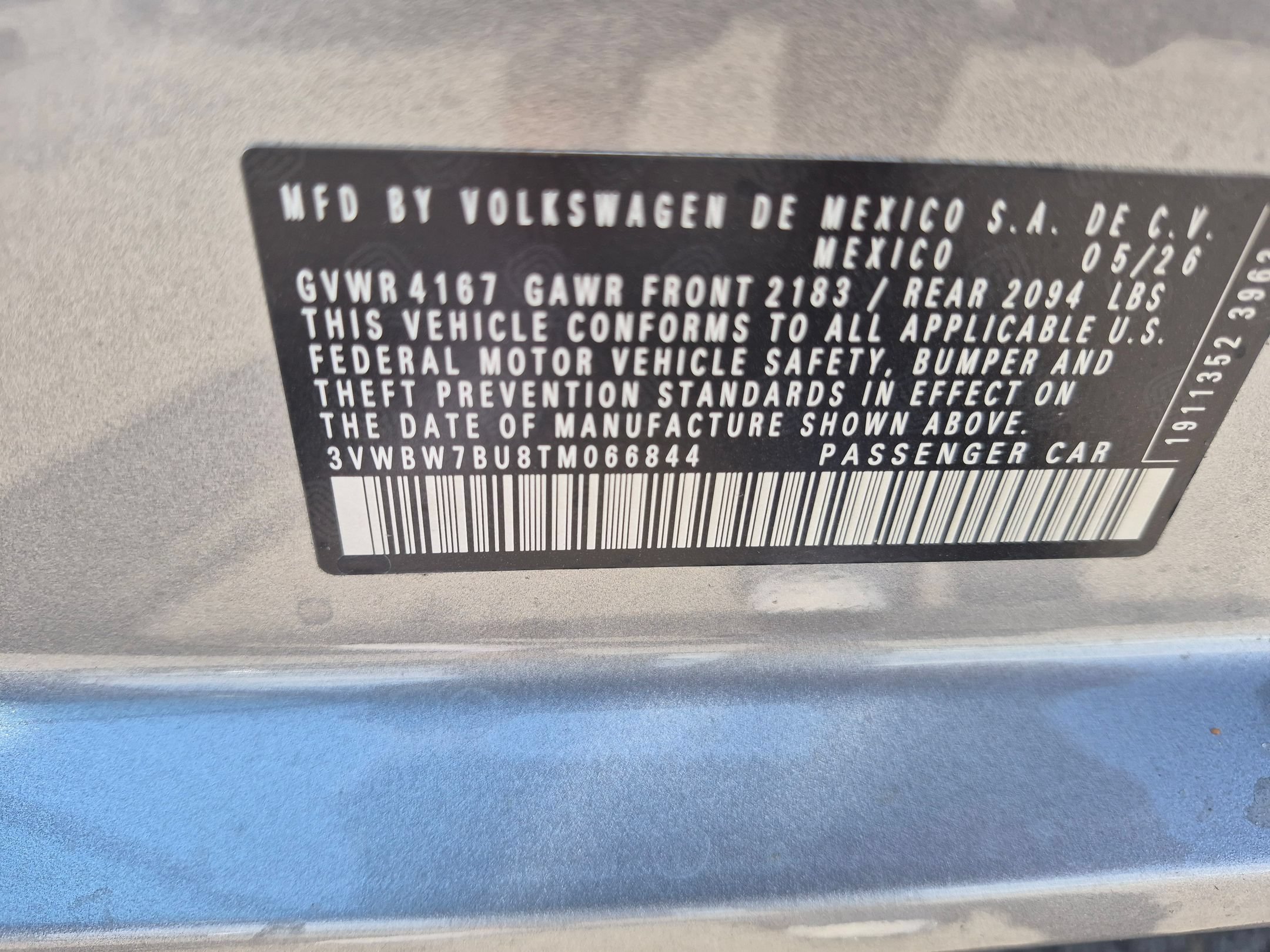 New 2026 Pyrite Silver Metallic Volkswagen Sport image 29