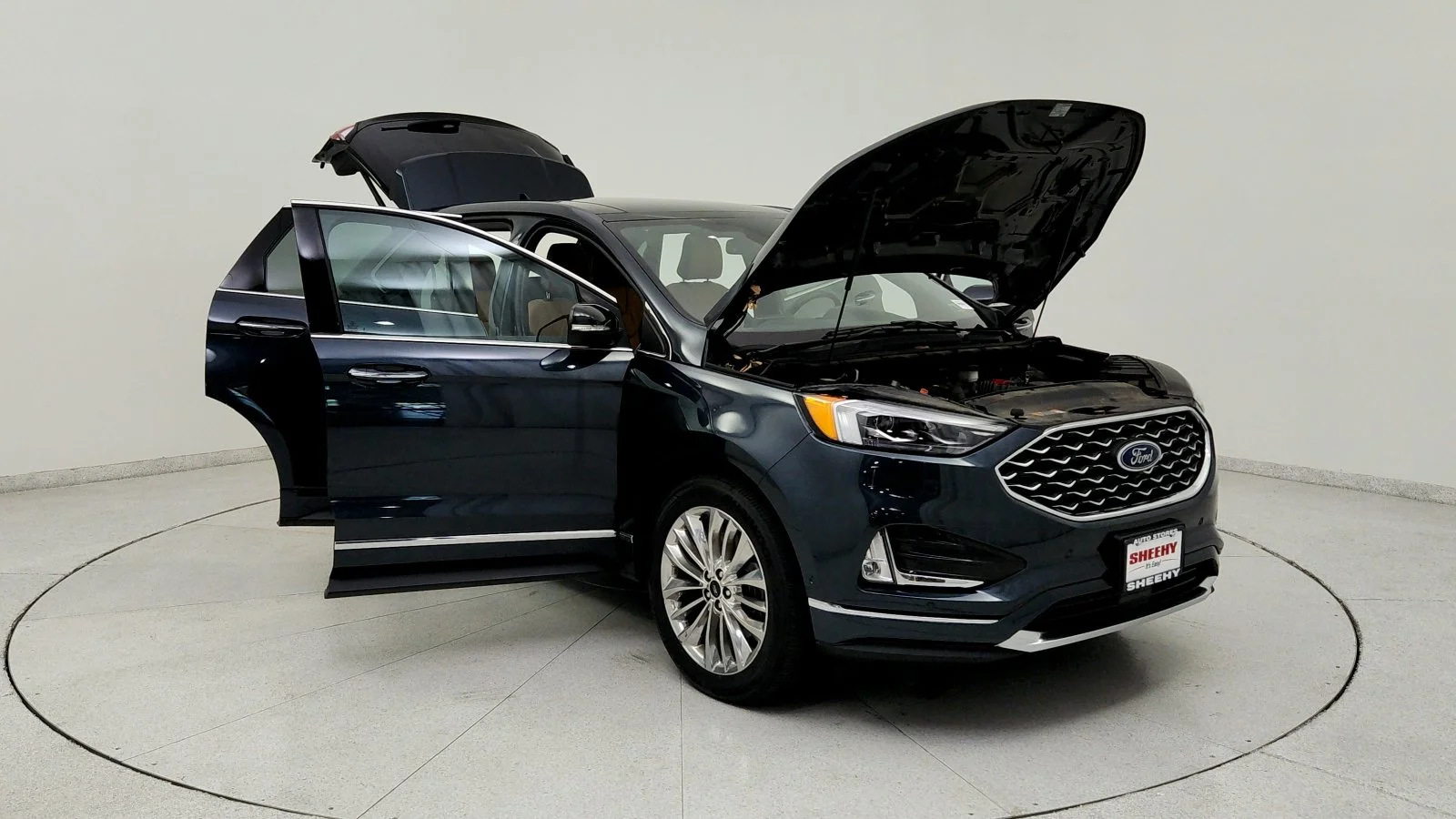 Used 2024 Blue Ford Titanium image 11