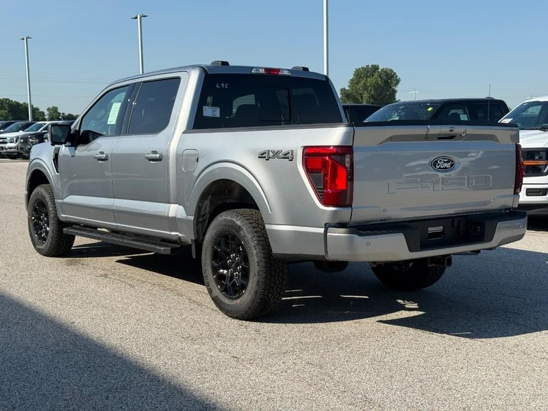 New 2026 Iconic Silver Metallic Ford XLT 4WD SuperCrew 5.5