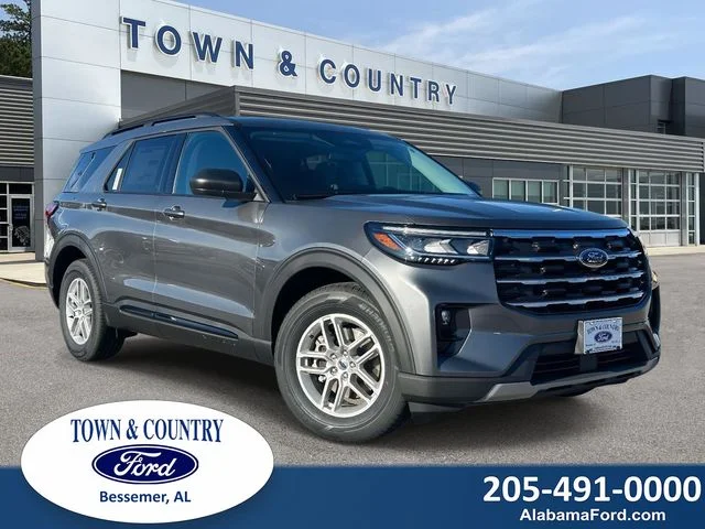 New 2026 Carbonized Gray Metallic Ford Active image 1