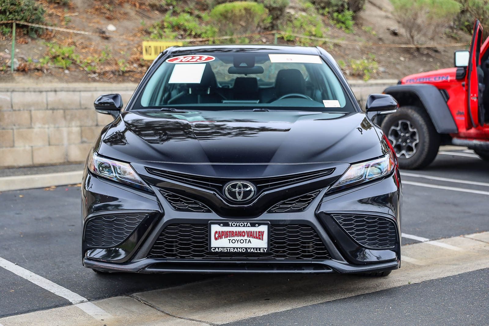Certified Used 2023 MIDNIGHT BLACK METAL Toyota SE image 2