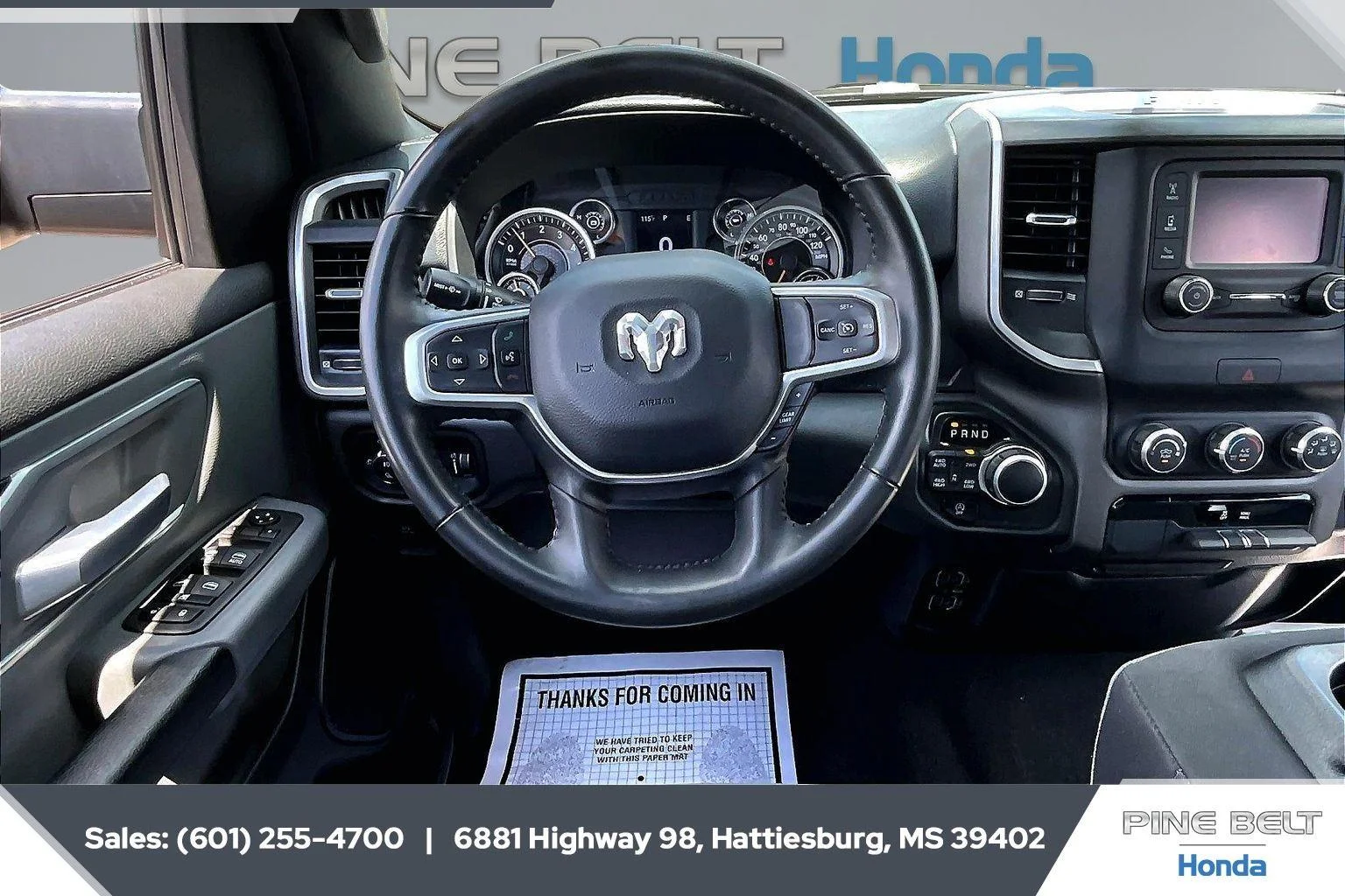 Used 2022 Diamond Black Crystal Pearlcoat Ram Big Horn image 5