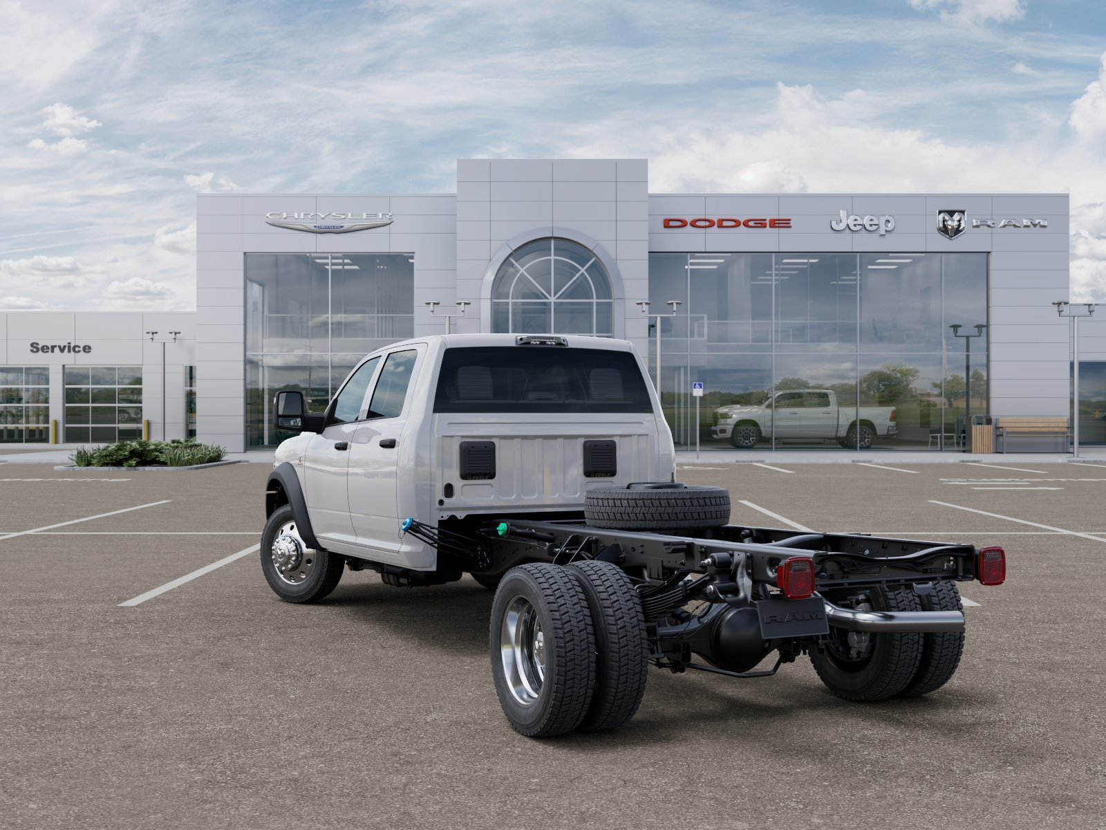 New 2026 Bright White Clear-Coat Exterior Paint RAM Tradesman image 3