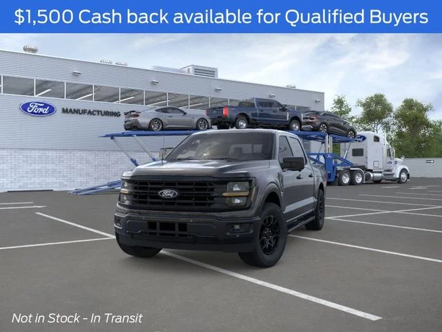 New 2026 Agate Black Metallic Ford XLT image 2