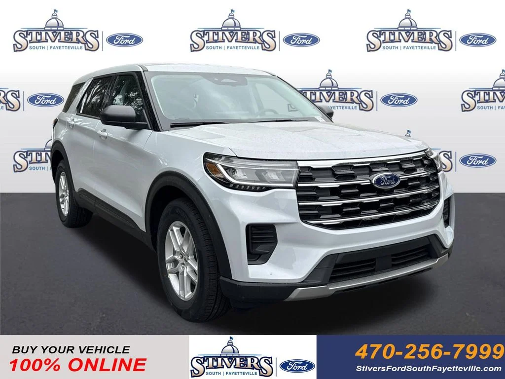 New 2026 Space White Metallic Ford Active image 1