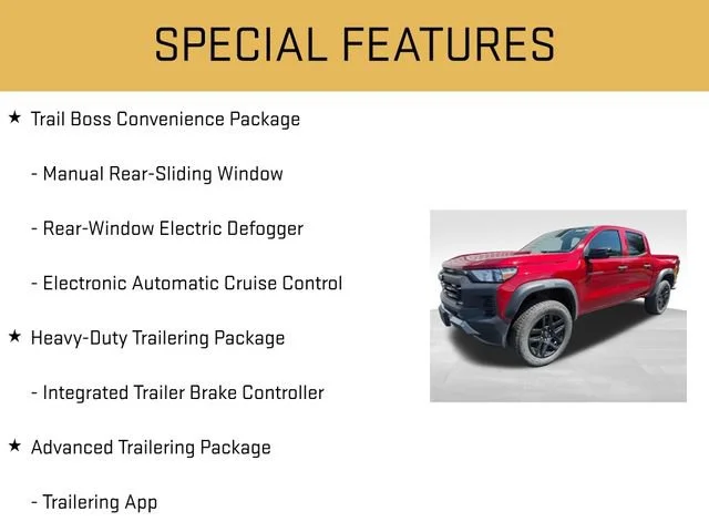Used 2024 Radiant Red Tintcoat Chevrolet Trail Boss image 20