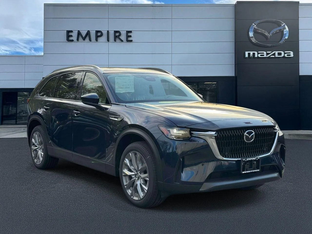 New 2026 Deep Crystal Blue Mica Mazda 3.3 Turbo Preferred AWD image 1