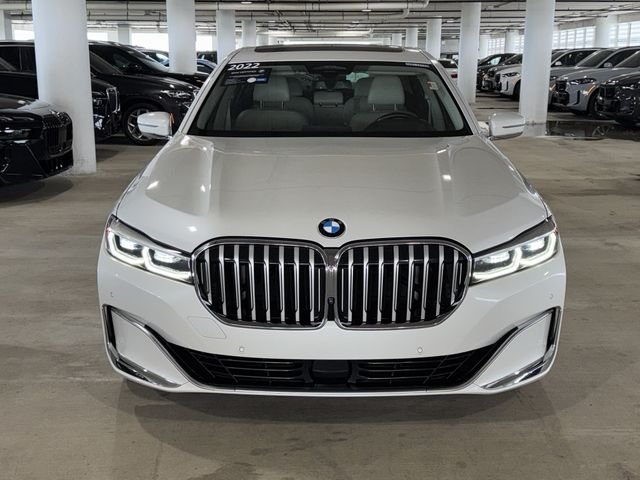 Certified Used 2022 Mineral White Metallic BMW 740i image 3
