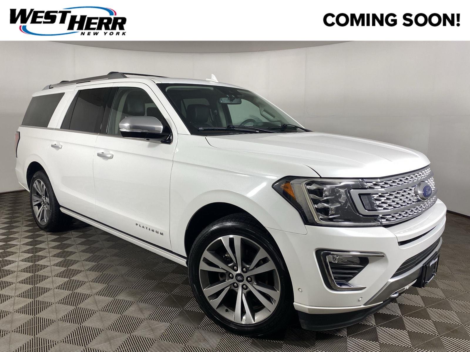 Used 2020 Star White Metallic Tri-Coat Ford Platinum image 1