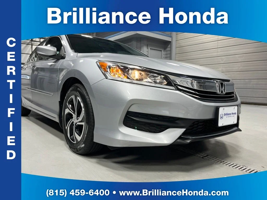 Certified Used 2016 Lunar Silver Metallic Honda LX image 1