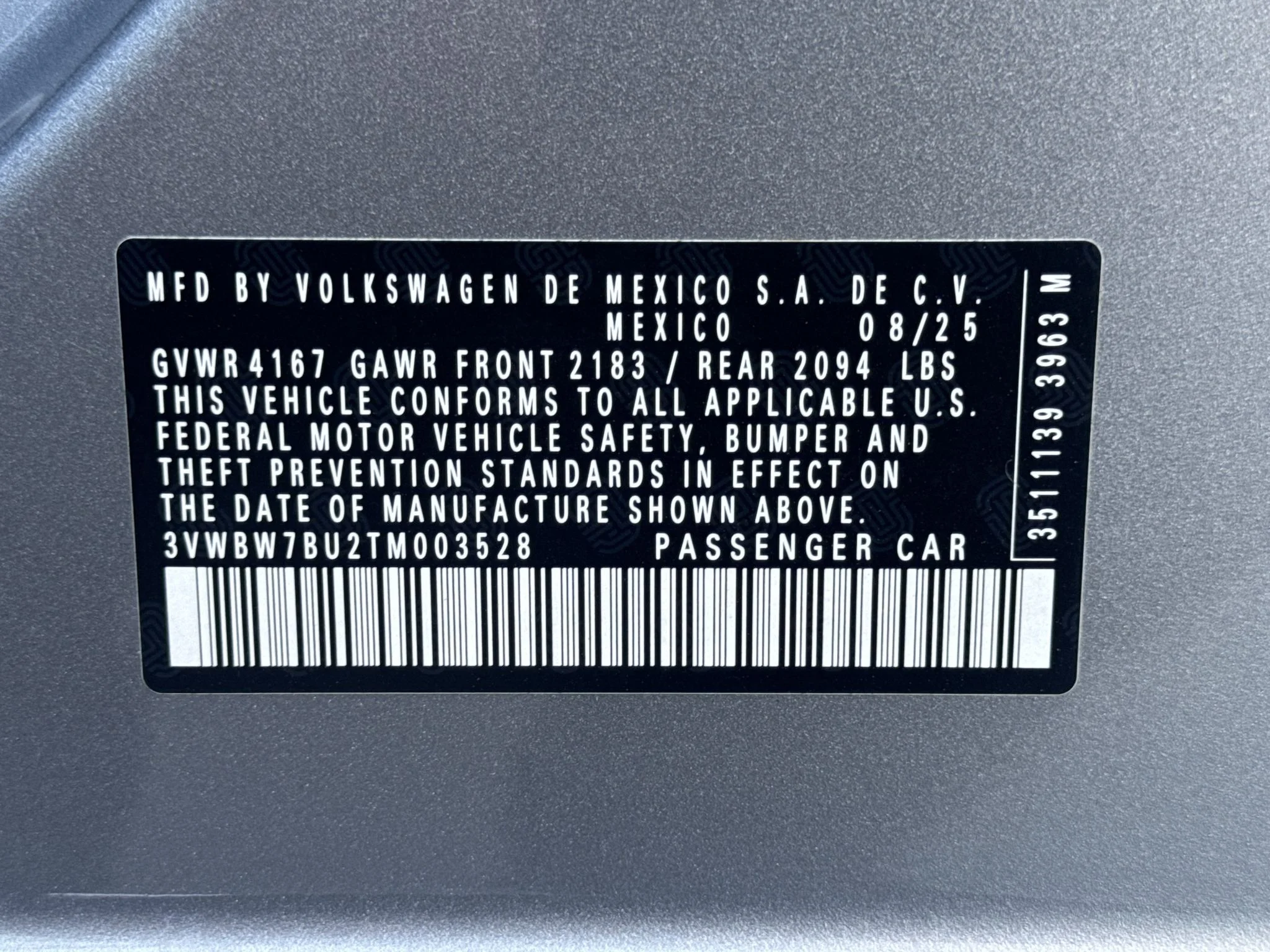 Used 2026 Pyrite Silver Metallic Volkswagen Sport image 34