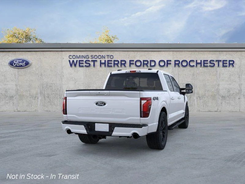 New 2026 Star White Metallic Tri-Coat Ford LARIAT image 8
