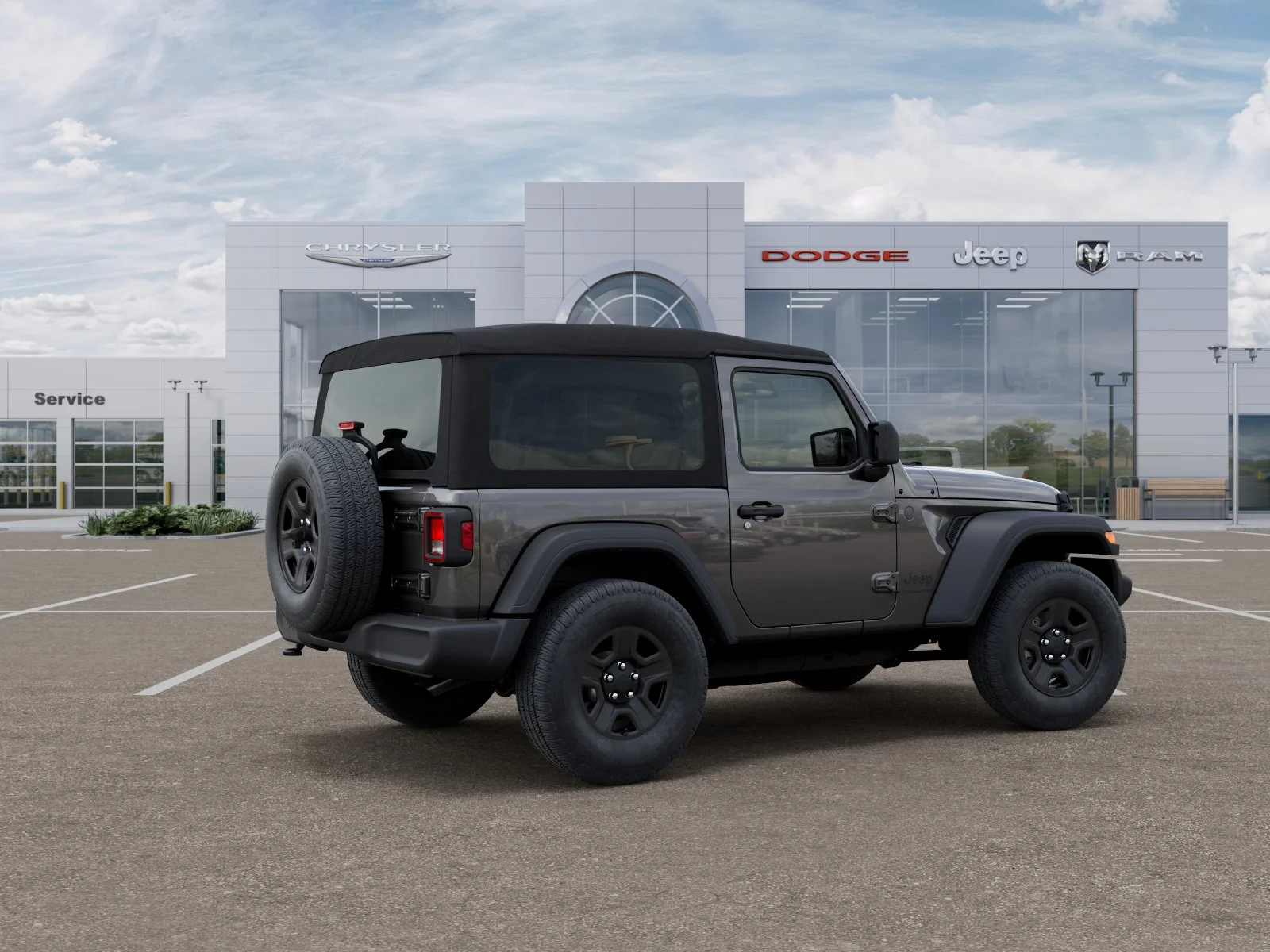New 2026 Granite Crystal Metallic Clearcoat Jeep Sport image 35