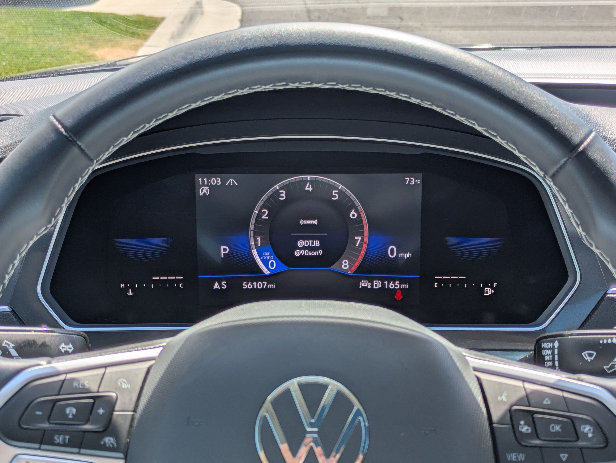 Used 2022 Atlantic Blue Metallic Volkswagen SE image 22