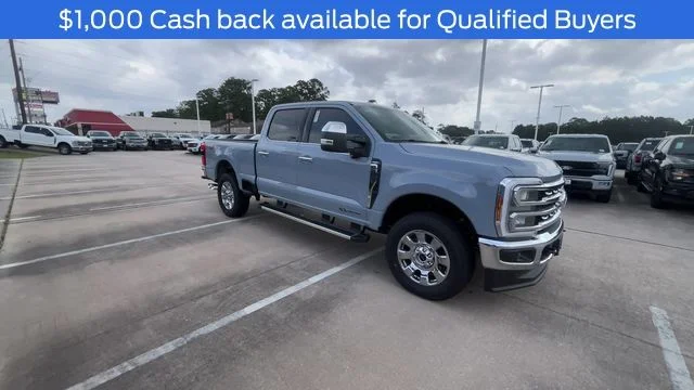 New 2026 Glacier Gray Metallic Tri-Coat Ford Lariat image 2
