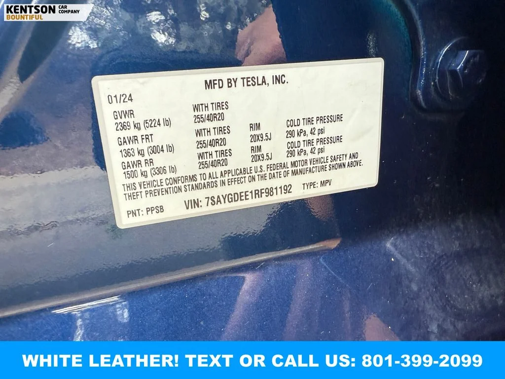 Used 2024 Blue Tesla Long Range image 25