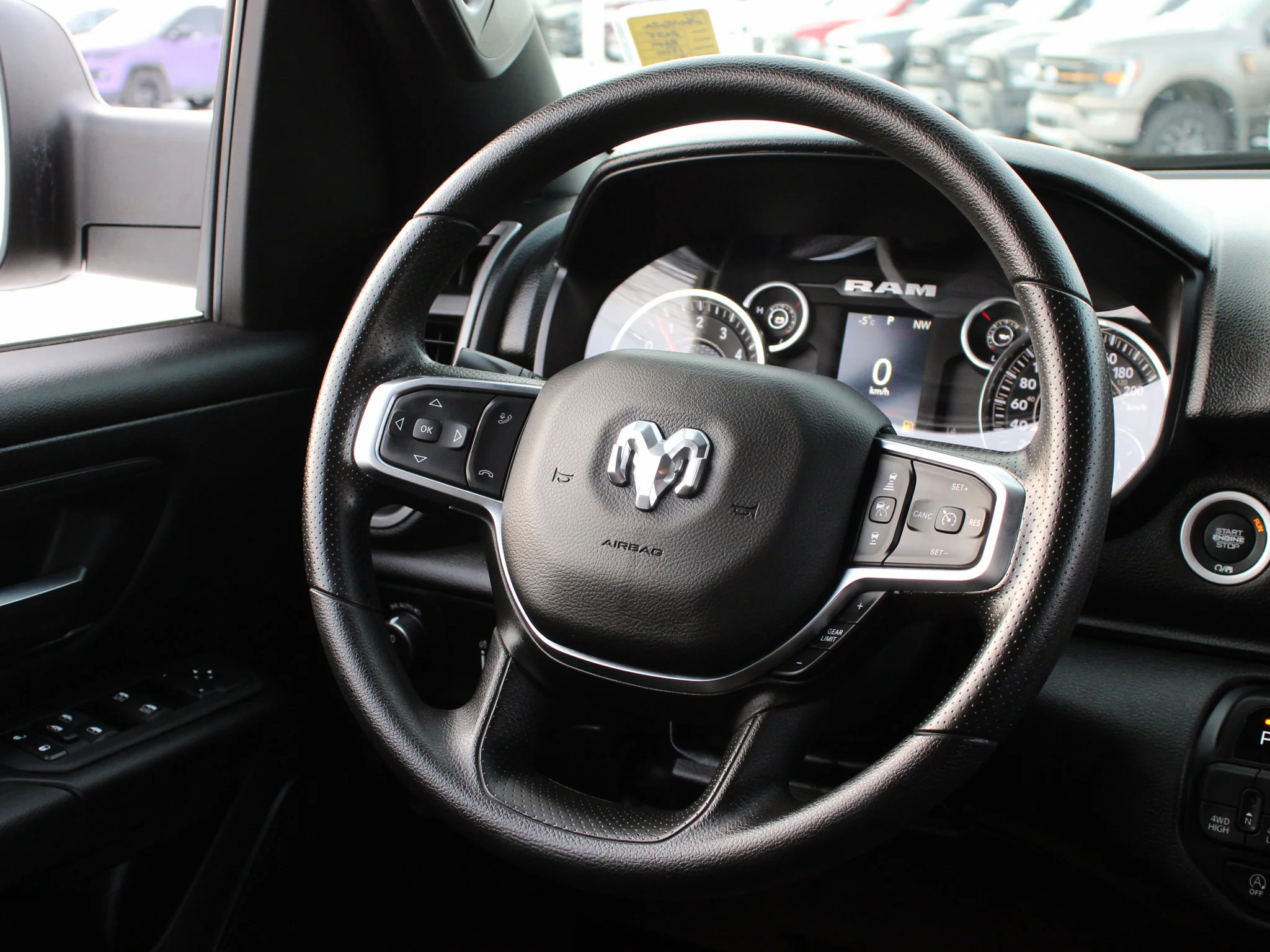 Certified Used 2025 Black RAM Tradesman * No Accidents | Heated Seats | Backup Camera | Twin-Turbo | Protection Group image 6