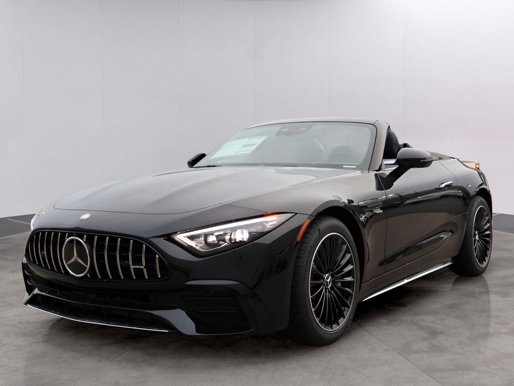 New 2026 Obsidian Black Metallic Mercedes-Benz SL 43 AMG® image 3