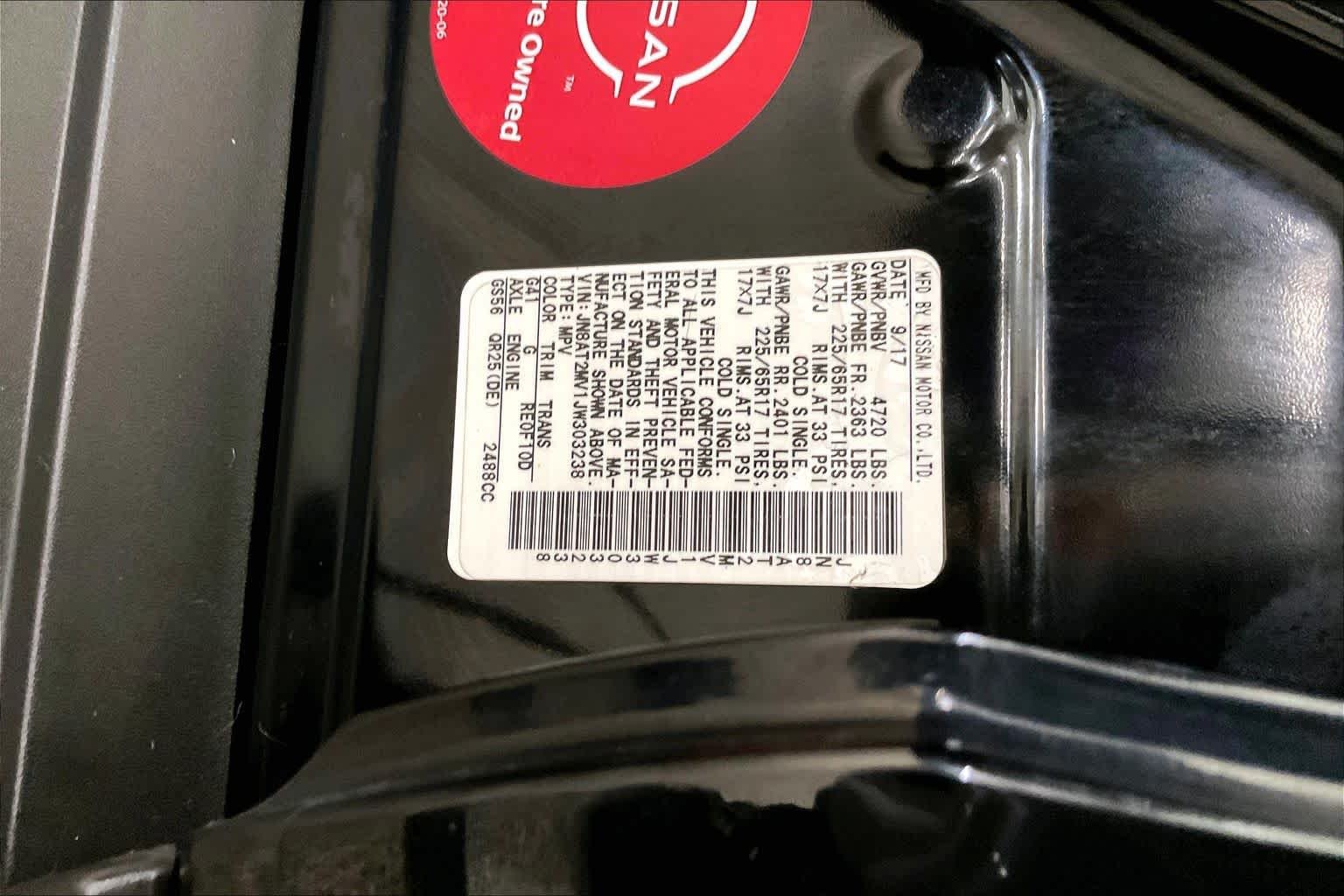 Used 2018 Magnetic Black Nissan SV image 35