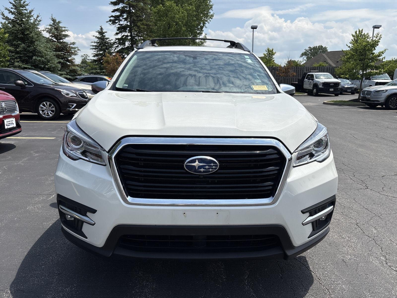 Used 2021 Crystal White Pearl Subaru Touring image 2