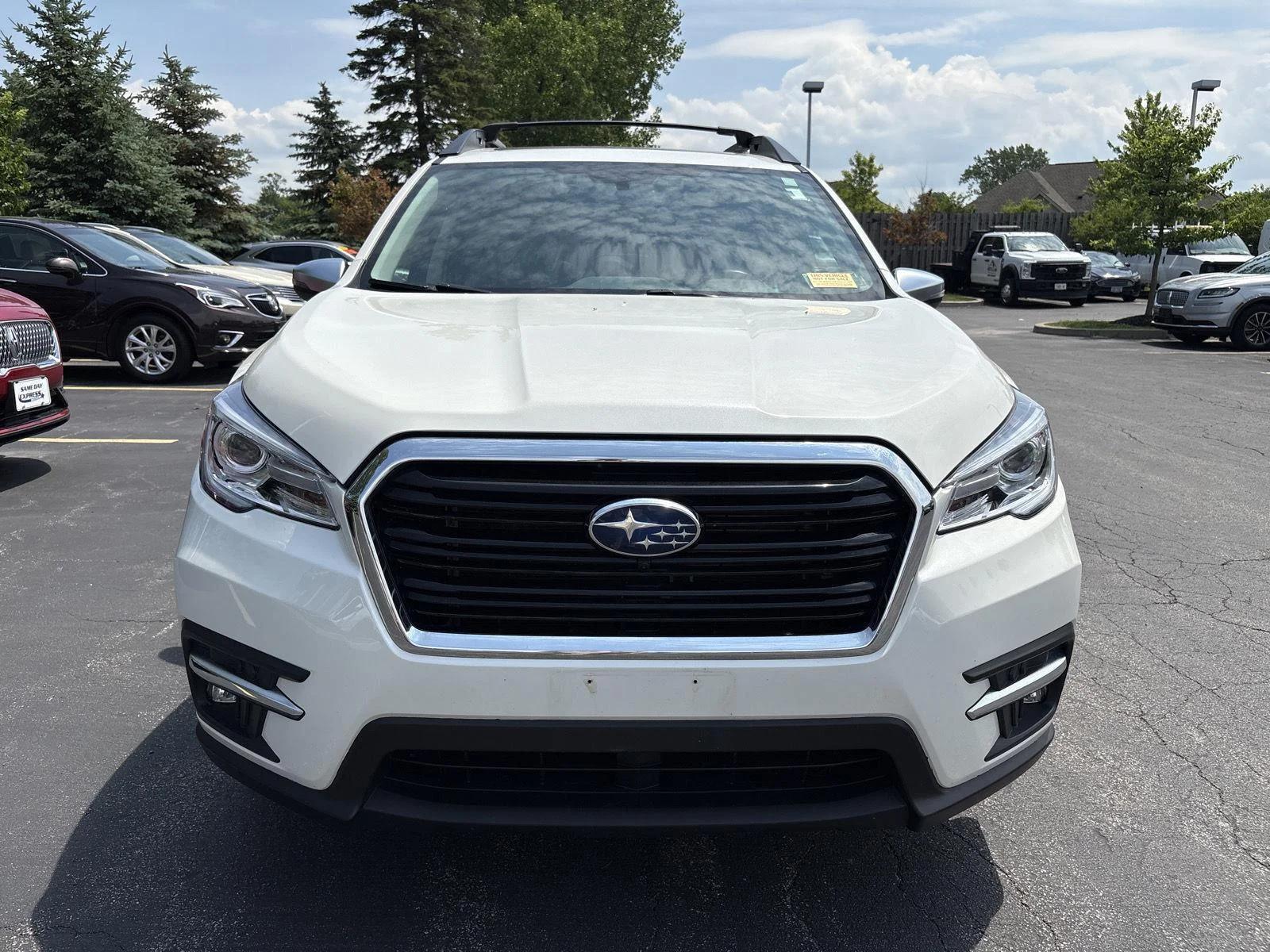 Used 2021 Crystal White Pearl Subaru Touring image 2