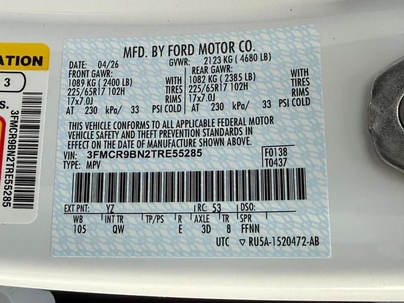 New 2026 Oxford White Ford Big Bend 4x4 image 18