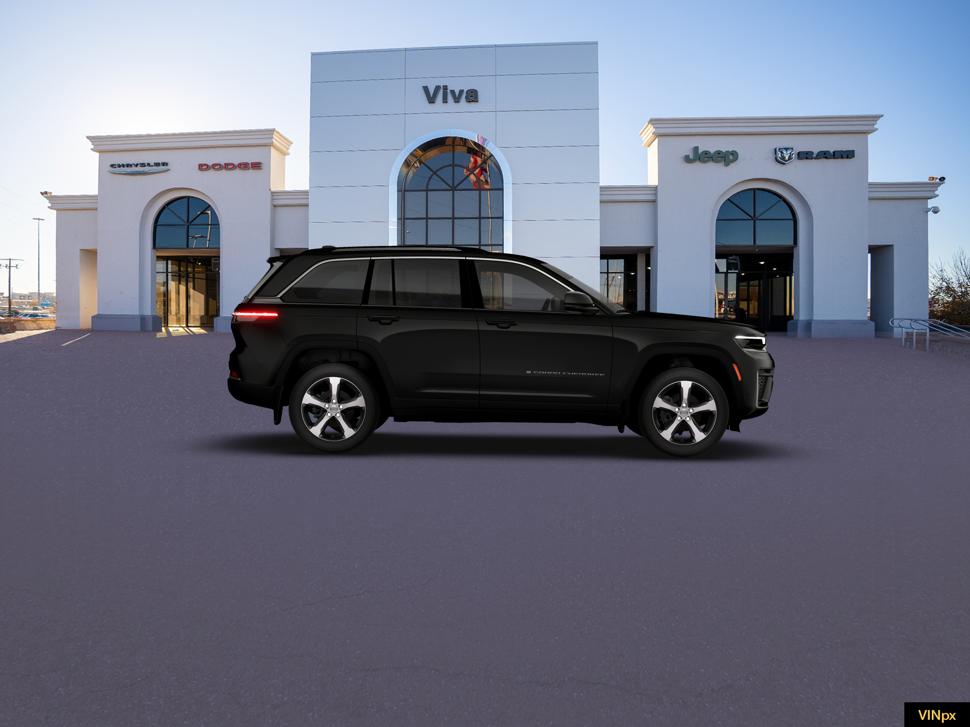 New 2026 Diamond Black Crystal Pearl-Coat Exterior Paint Jeep Limited image 9