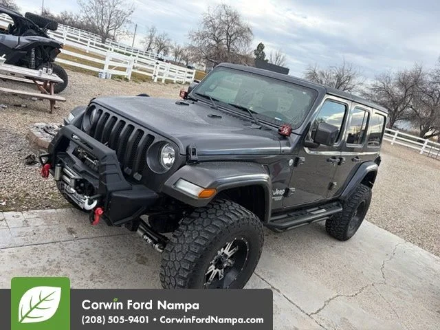Used 2019 Gray Jeep Unlimited Sport S image 3