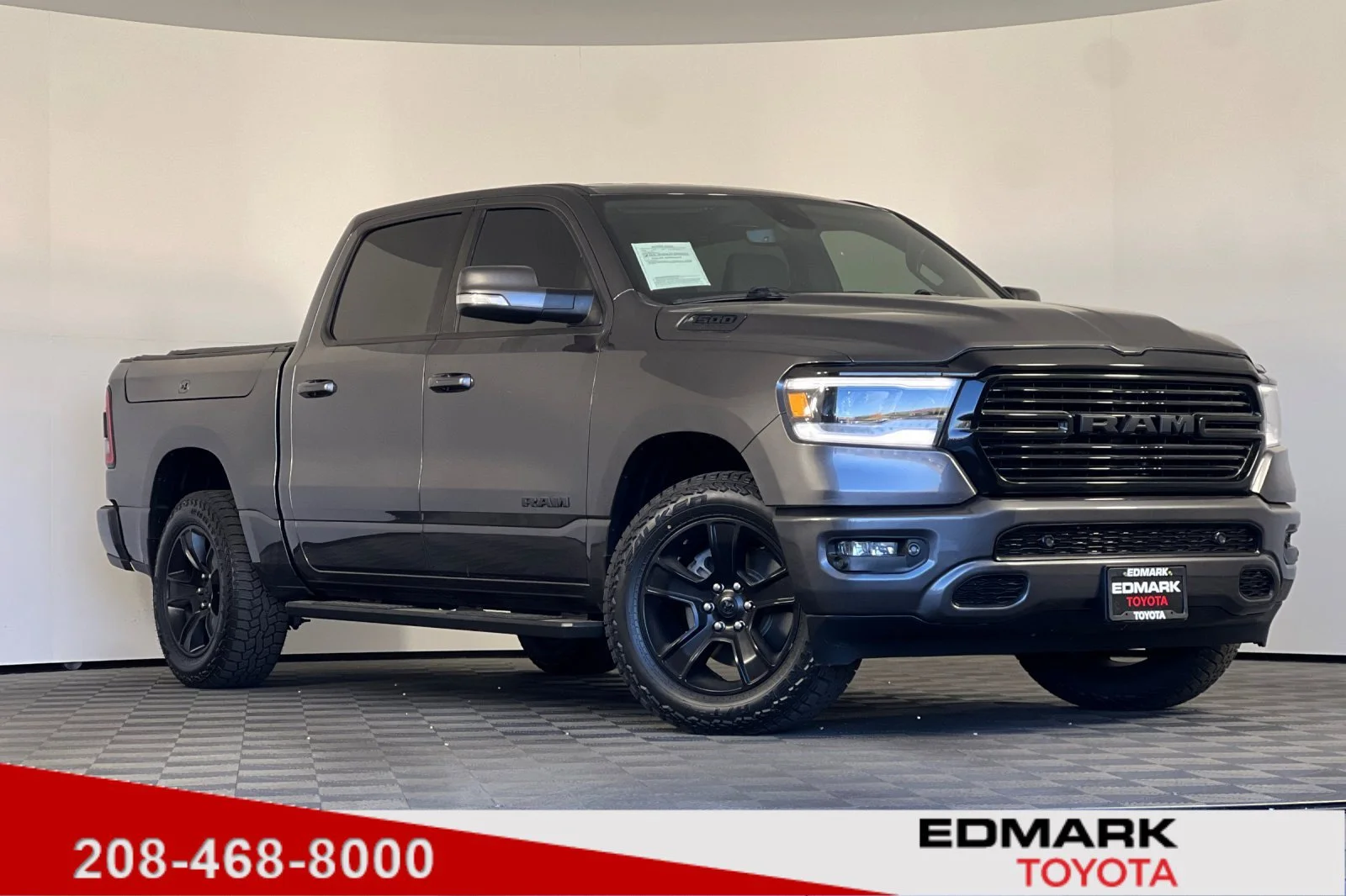 Used 2020 Granite Crystal Metallic Clearcoat Ram Big Horn image 1