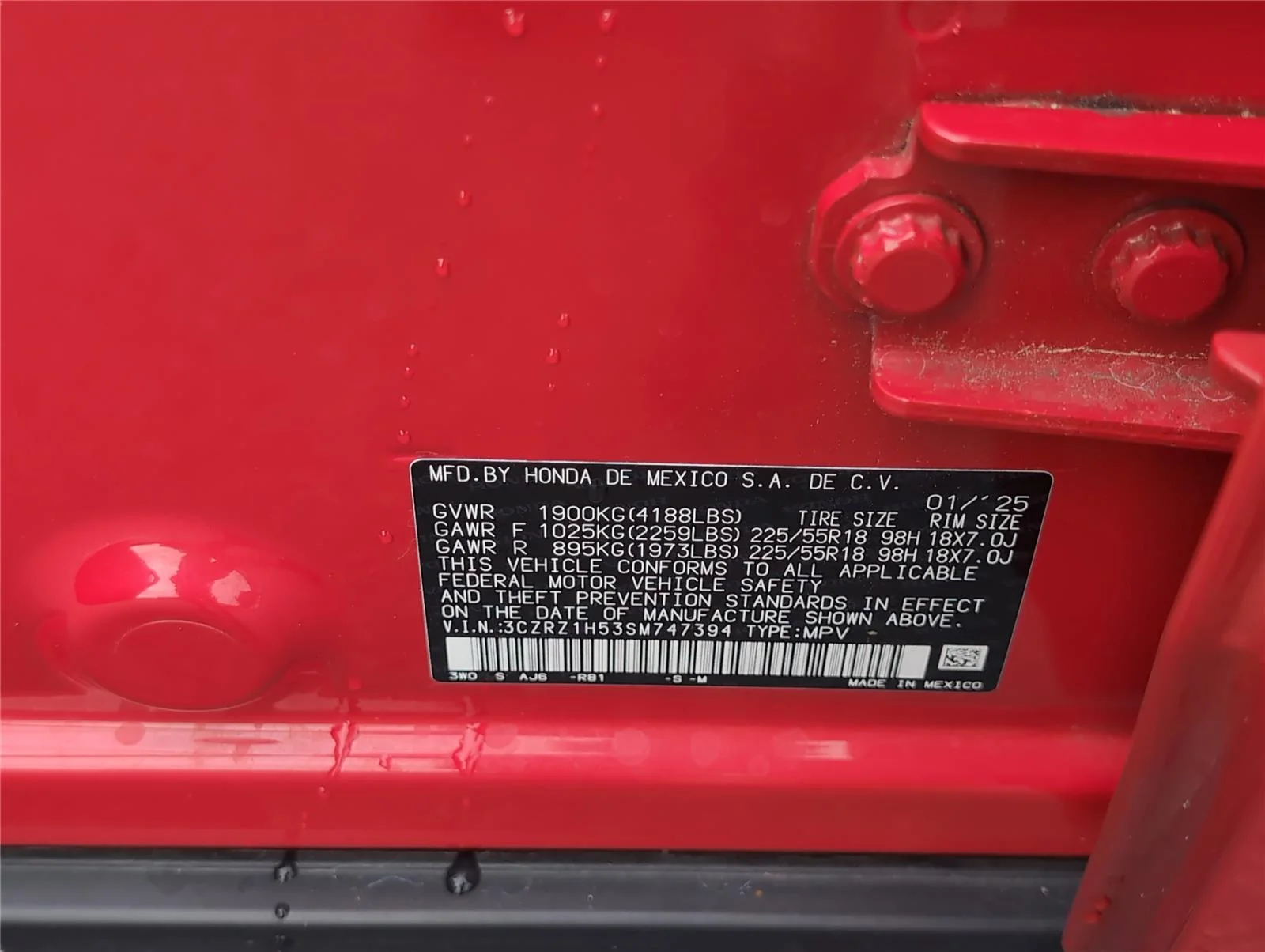 Used 2025 Milano Red Honda Sport image 35
