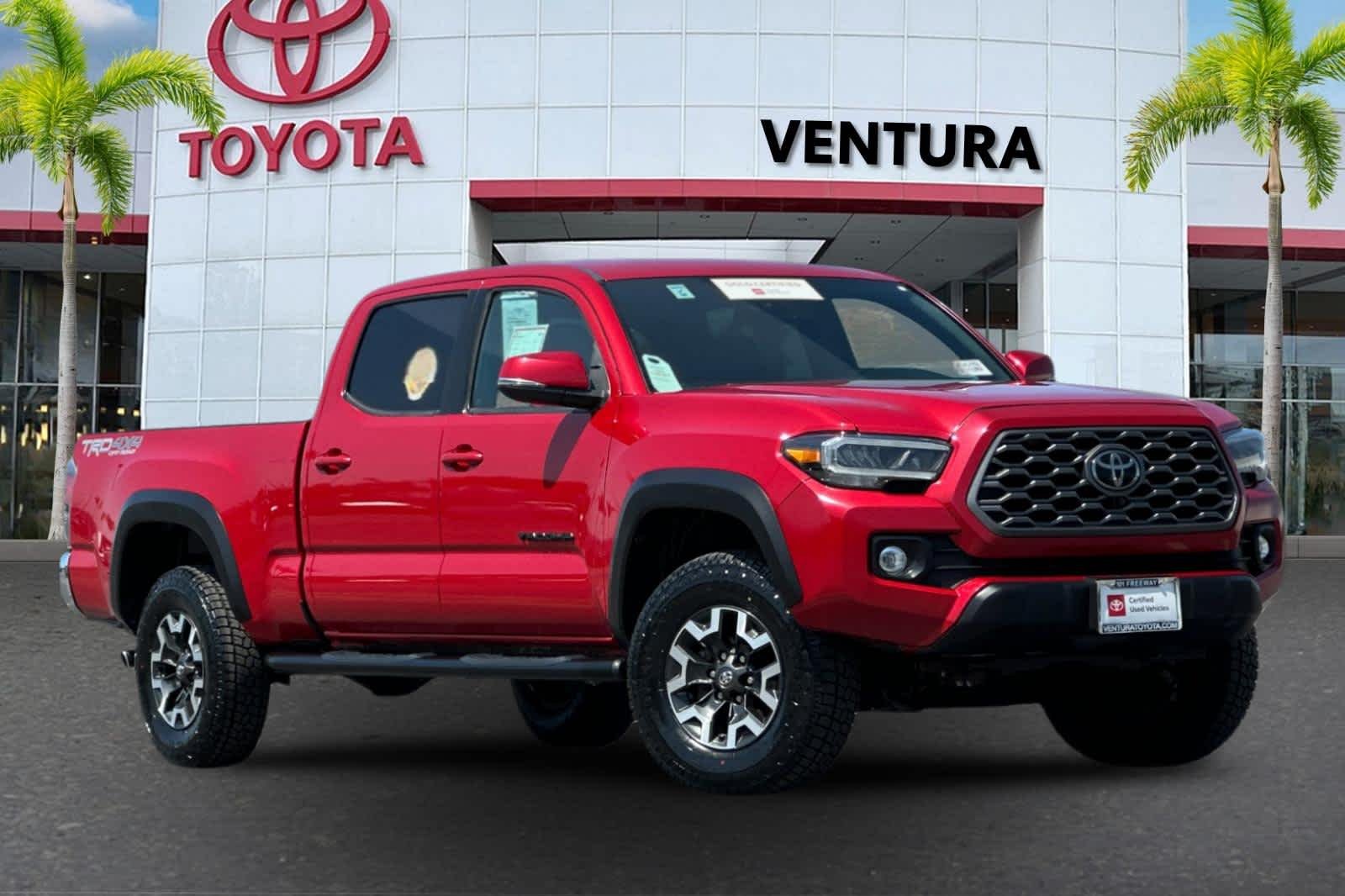 Certified Used 2023 Barcelona Red Metallic Toyota TRD Off Road image 2