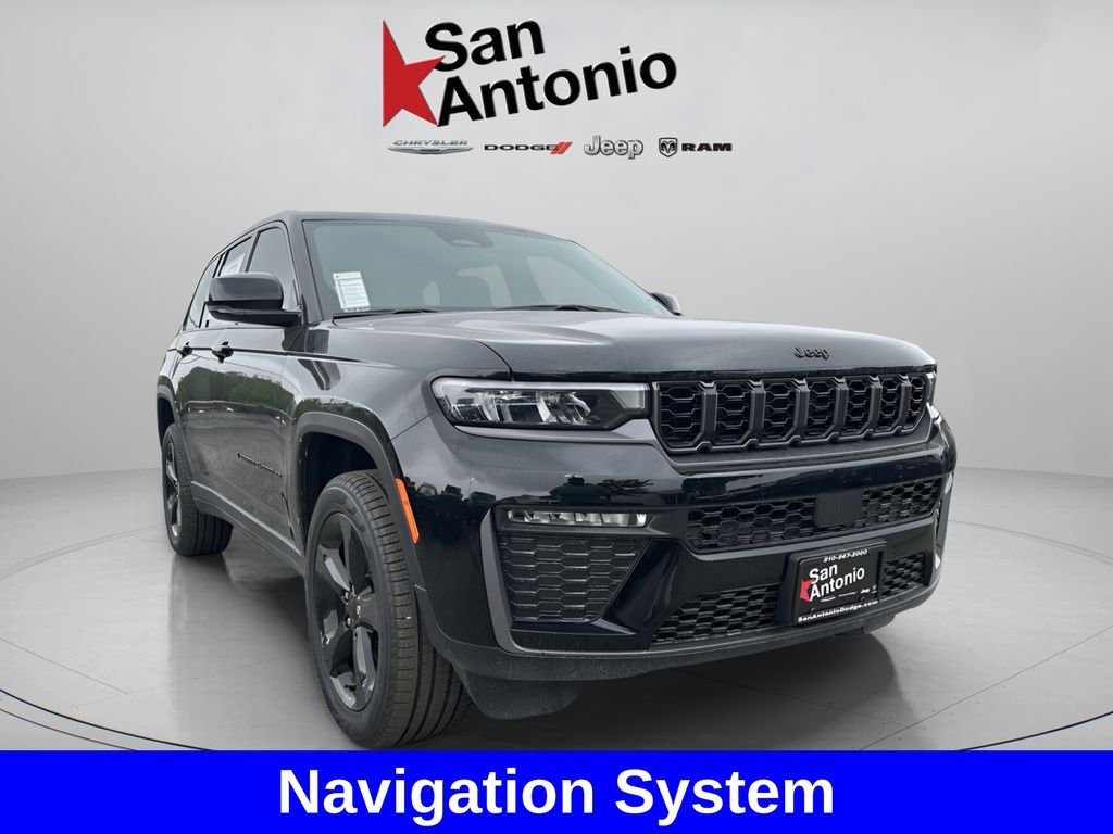 New 2026 Diamond Black Crystal Pearlcoat Jeep Limited image 2