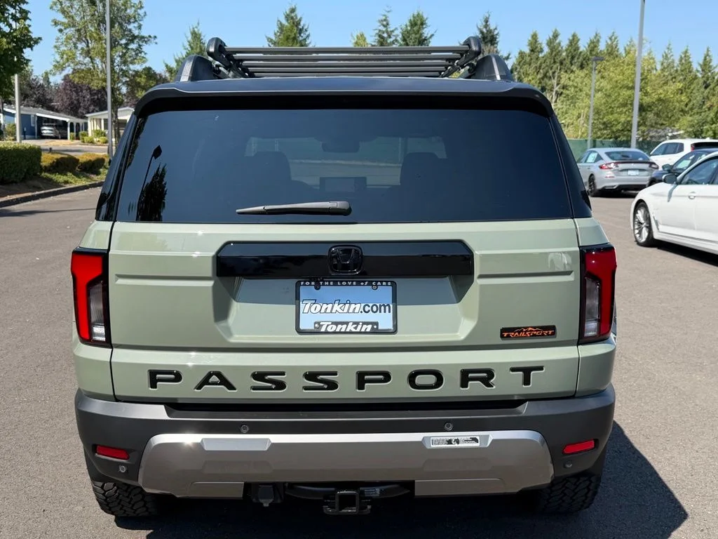 New 2026 Ash Green Metallic Honda TrailSport Elite Blackout image 7