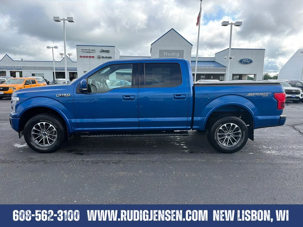 Used 2018 Blue Ford Lariat image 3