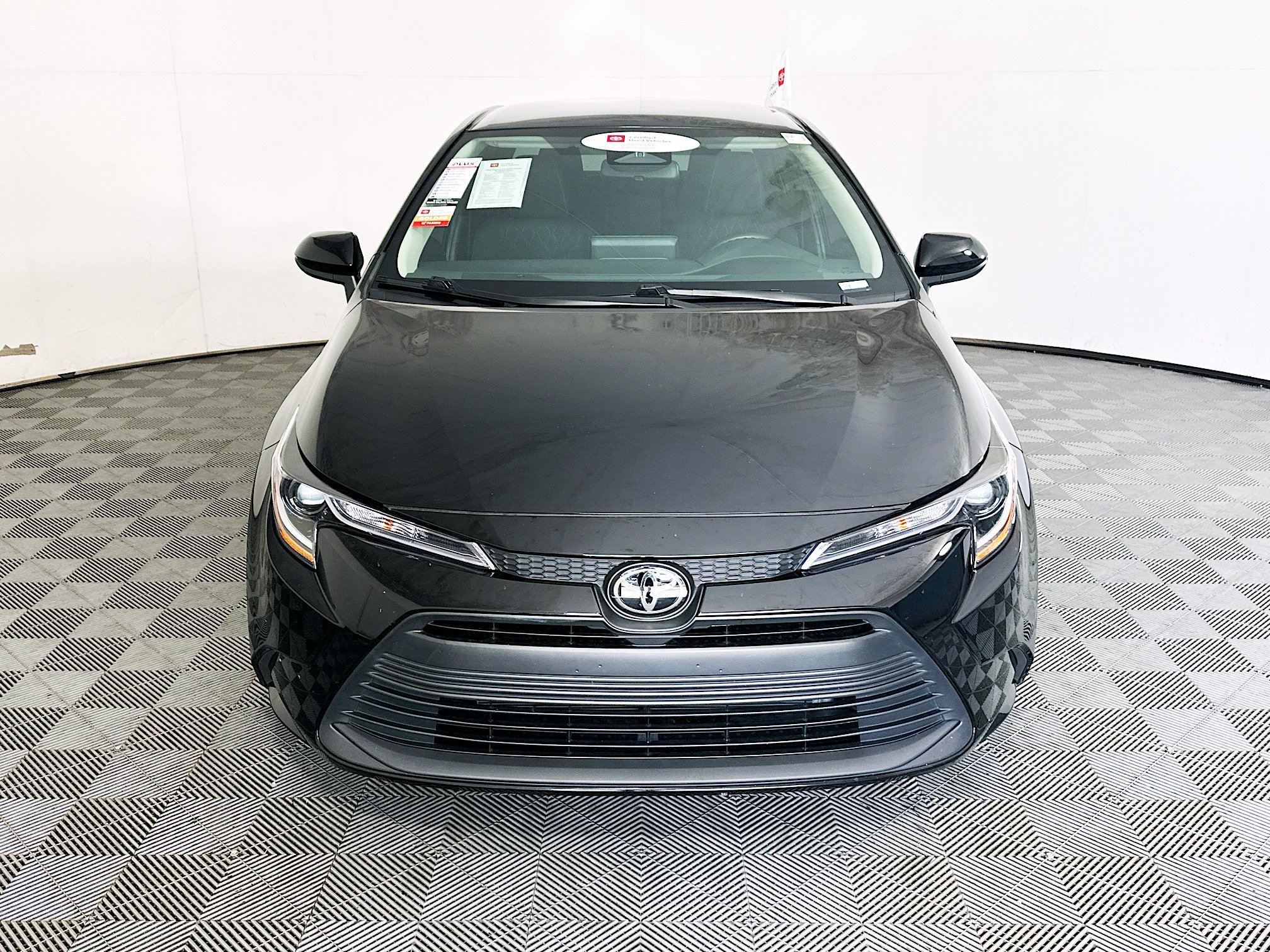 Certified Used 2025 Midnight Black Metallic Toyota LE image 8