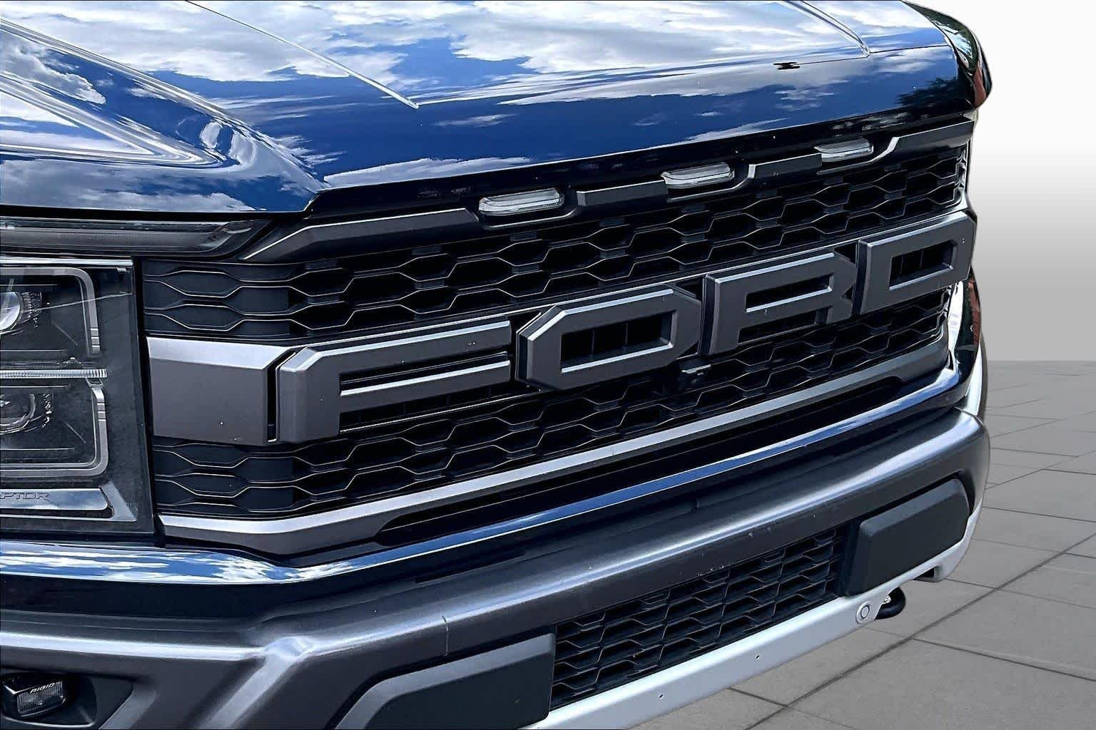 Used 2022 Antimatter Blue Metallic Ford Raptor image 30