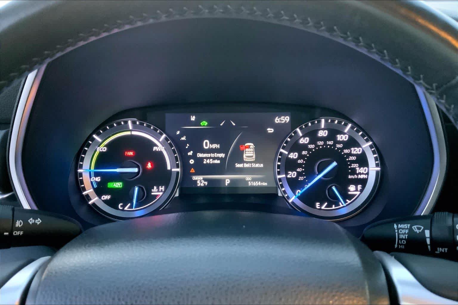 Used 2022 Midnight Black Metallic Toyota Hybrid XLE image 25