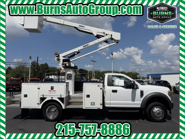 2022 Ford F550 4x4 Diesel Versalift 45ft Bucket Truck 