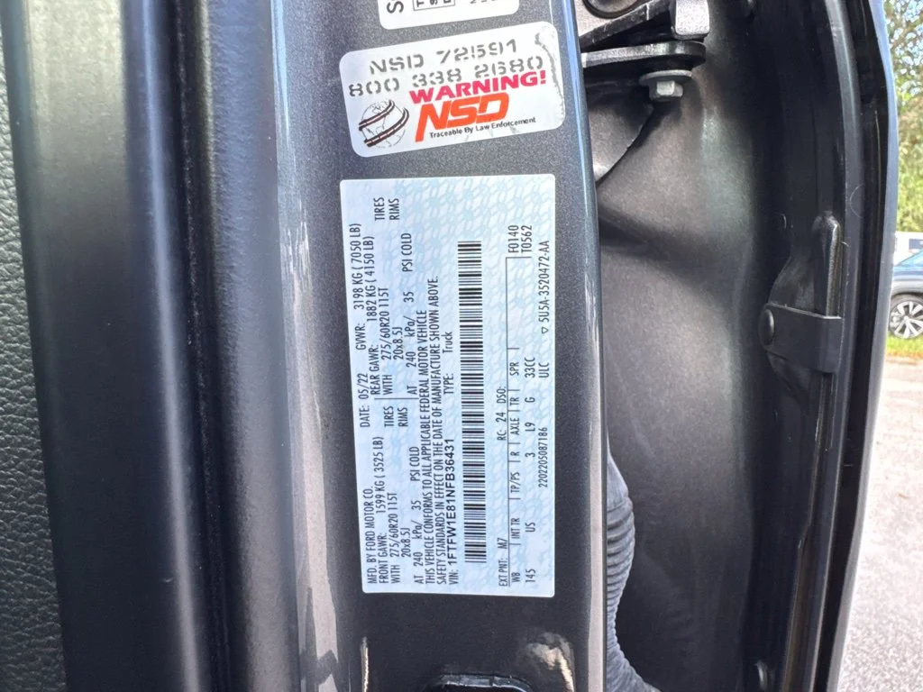 Certified Used 2022 Gray Metallic Ford XLT image 11