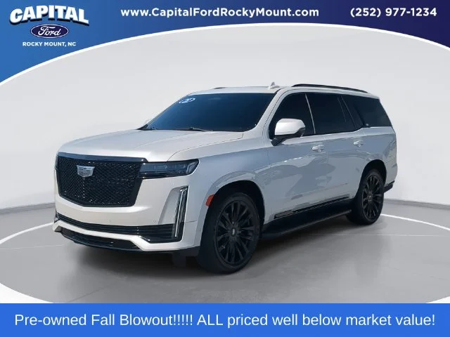 Used 2021 White Cadillac Sport Platinum image 1