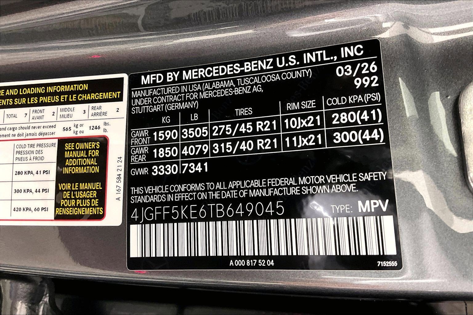 New 2026 Selenite Grey Metallic Mercedes-Benz GLS 450 image 27