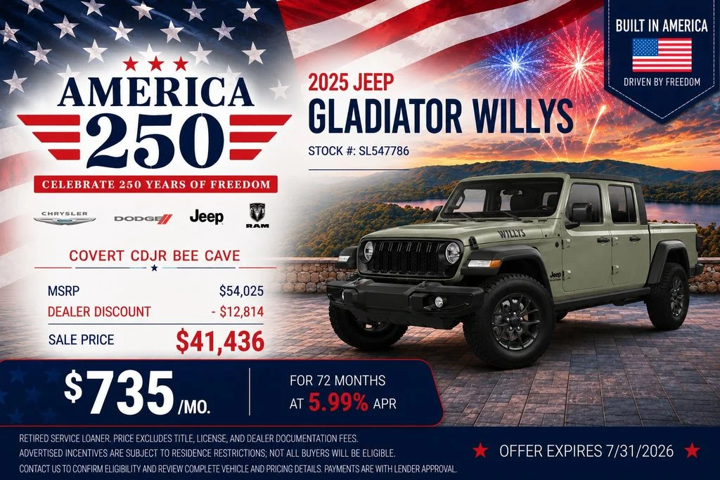 New 2025 Bright White Clear-Coat Exterior Paint Jeep Willys image 2