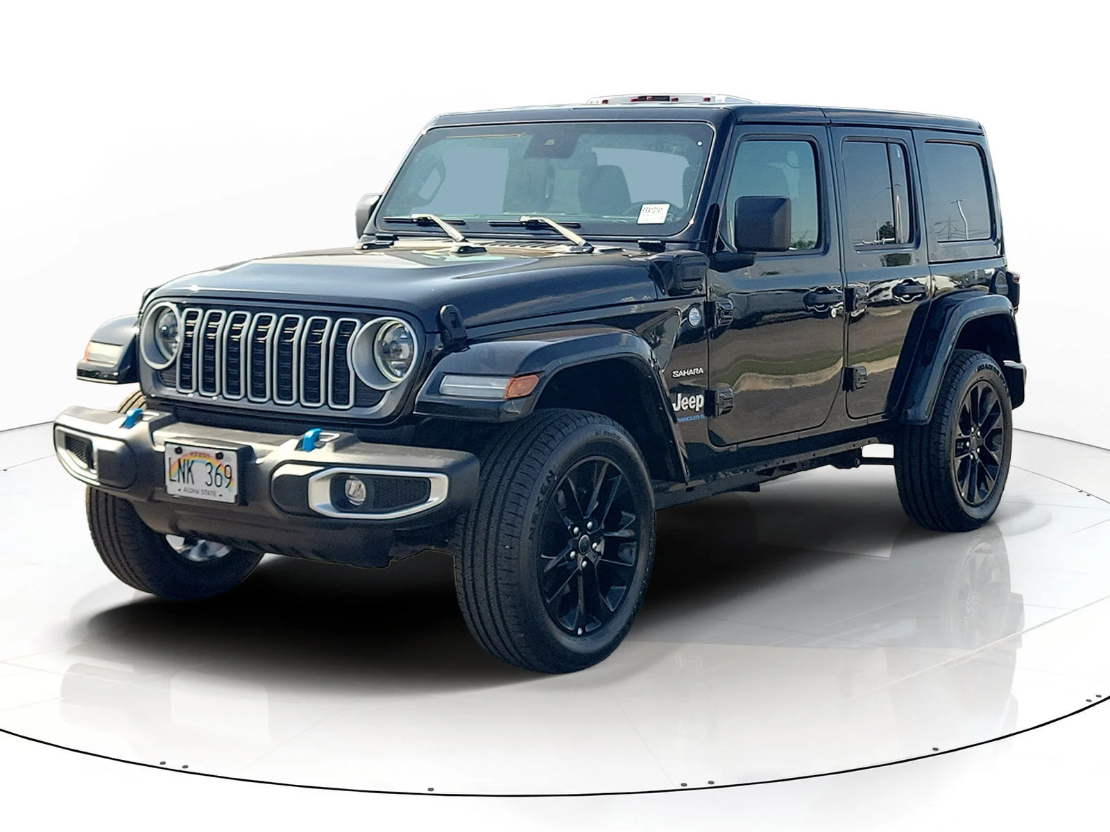 Used 2024 Black Jeep Sahara 4xe image 8