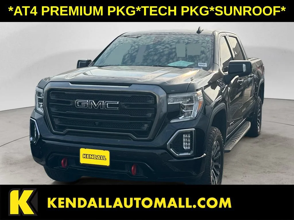 Used 2021 ONYX BLACK GMC AT4 image 1