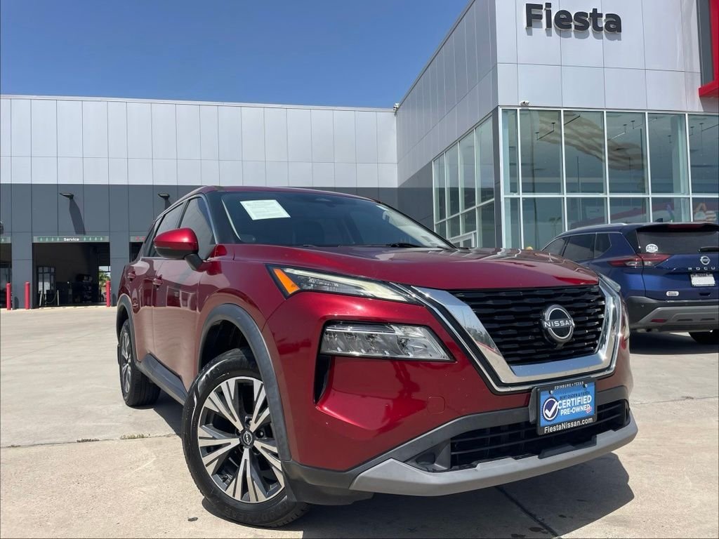 Used 2022 Red Nissan SV image 1