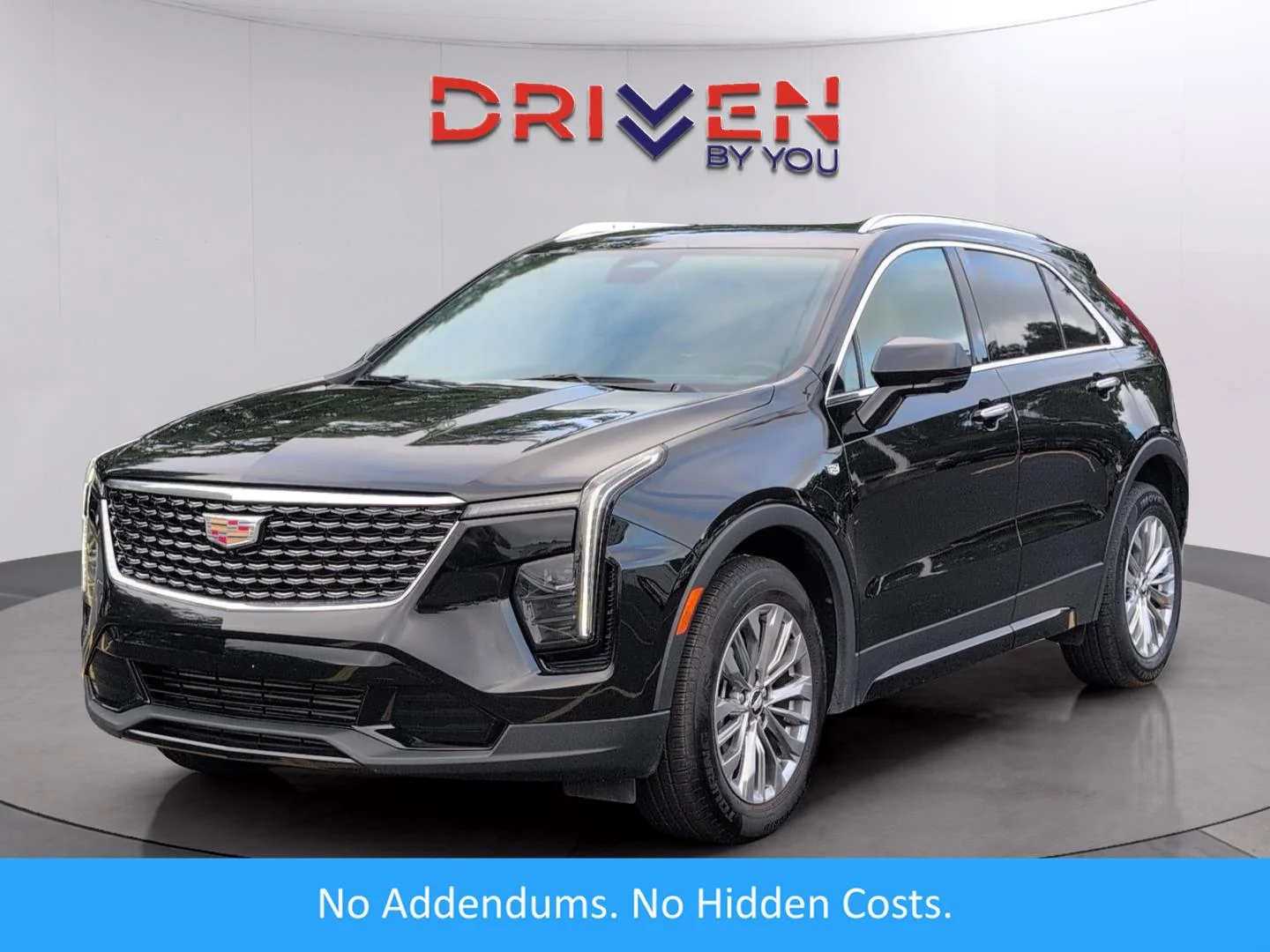 Used 2025 Stellar Black Metallic Cadillac FWD Premium Luxury image 1