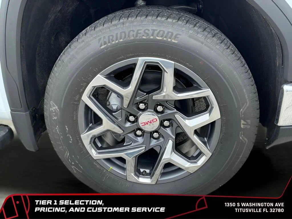New 2026 Glacier White Tricoat GMC SLT image 40