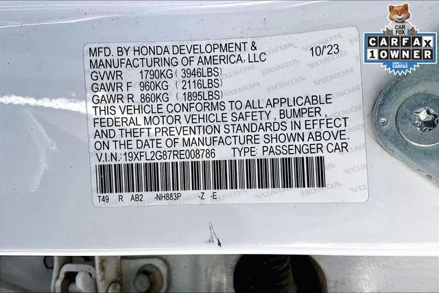 Used 2024 White Honda Sport image 31