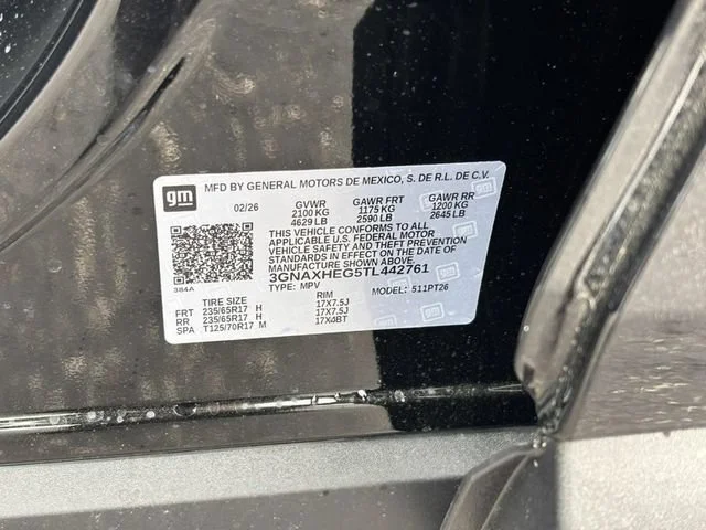 New 2026 Mosaic Black Metallic Chevrolet LT image 18