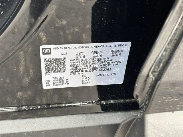 New 2026 Mosaic Black Metallic Chevrolet LT image 18